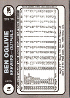 1981 Fleer Star Stickers Ben Oglivie #14