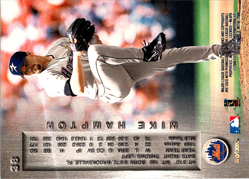2002 Donruss Studio Mike Hampton