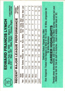 1984 Donruss Ed Lynch