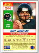 1990 Score Mike Tomczak