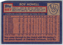 1984 Topps Roy Howell