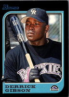 1997 Bowman Chrome Refractors Derrick Gibson #179