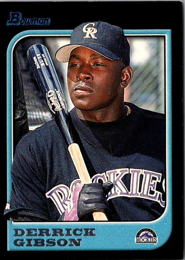 1997 Bowman Chrome Refractors Derrick Gibson #179