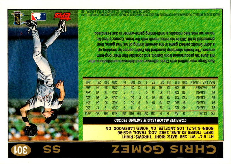 1997 Topps Chris Gomez