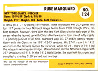 1980 SSPC HOF Rube Marquard #124