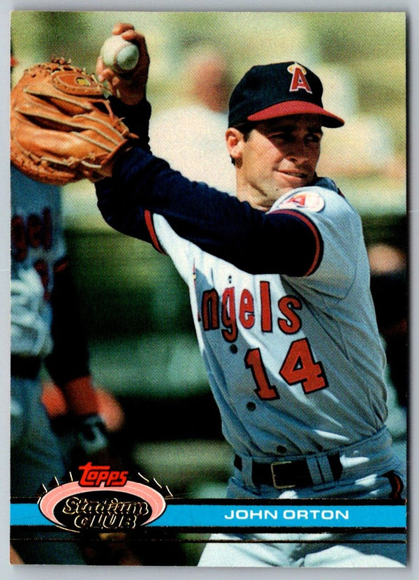 1991 Stadium Club John Orton #591