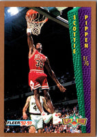 1992 Fleer Slam Dunk Scottie Pippen #NNO