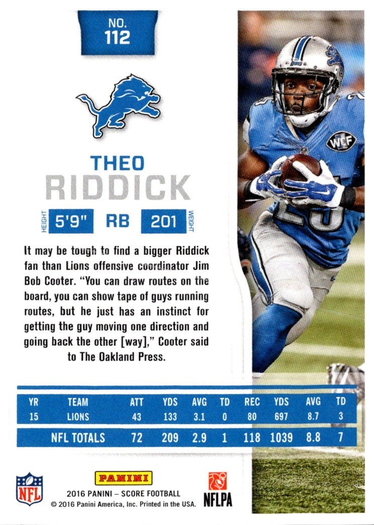 2016 Score Theo Riddick