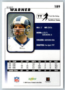 2001 Score Kurt Warner