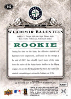 2008 Upper Deck A Piece of History Wladimir Balentien #142 Rookie