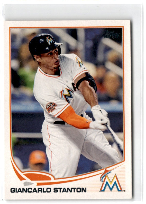 2013 Topps Blue Giancarlo Stanton #127