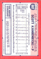 1991 Topps Traded Scott Kamieniecki #66T Rookie