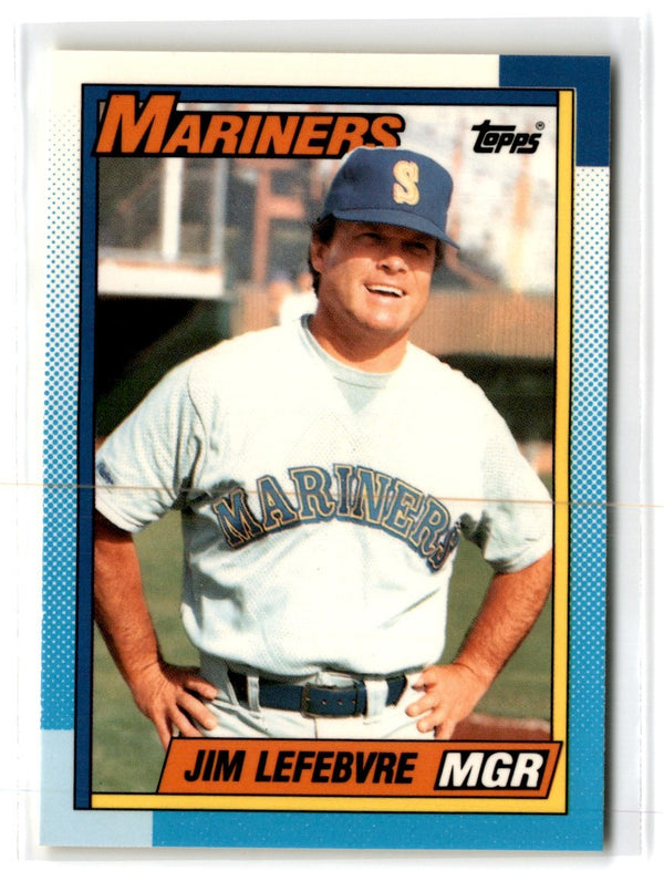 1990 Topps Tiffany Jim Lefebvre #459