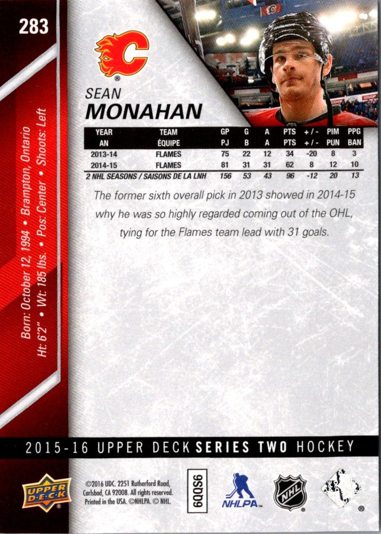 2015 Upper Deck Sean Monahan