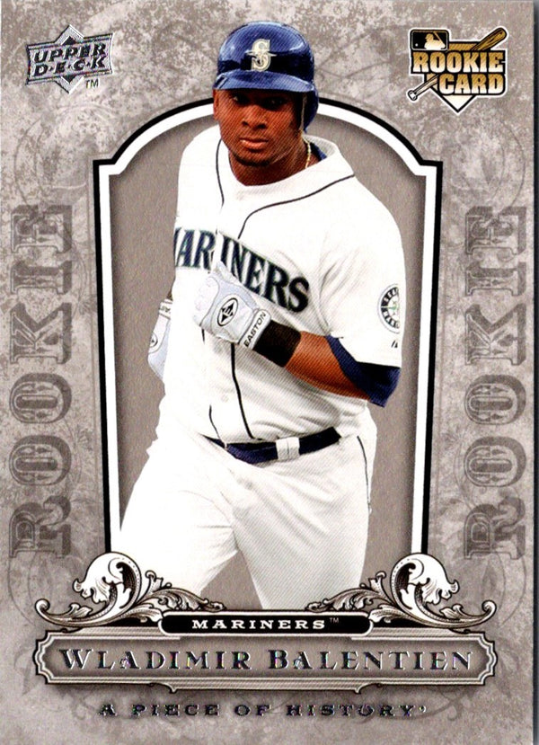 2008 Upper Deck A Piece of History Wladimir Balentien #142 Rookie