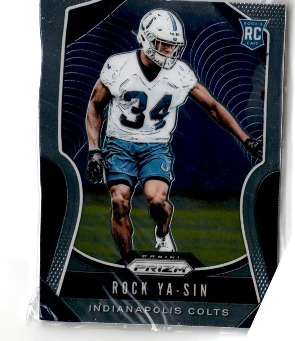 2019 Panini Prizm Rock Ya-Sin #388 Rookie