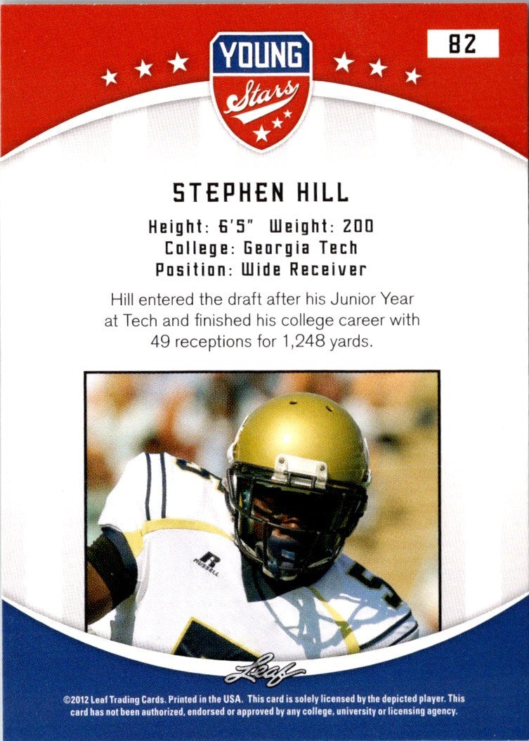 2012 Leaf Young Stars Stephen Hill