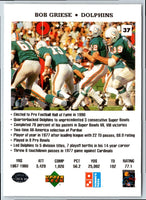 1991 Domino's The Quarterbacks Bob Griese #37