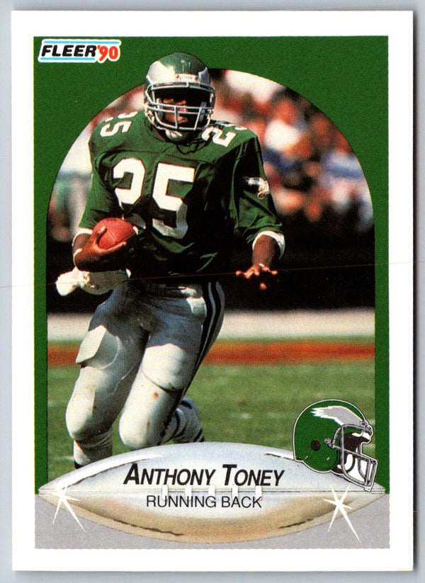 1990 Fleer Anthony Toney #92