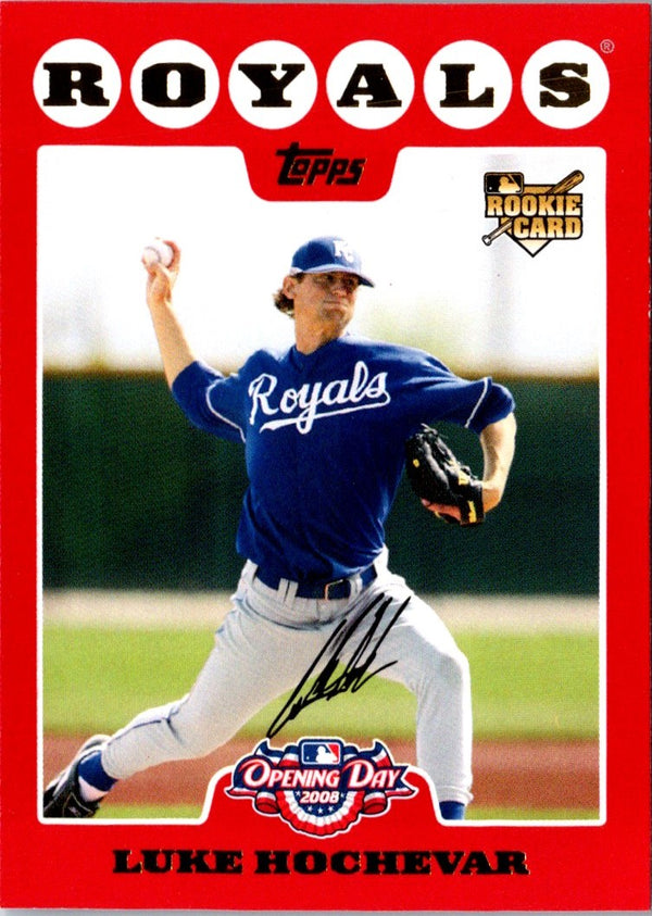 2008 Topps Opening Day Luke Hochevar #208 Rookie