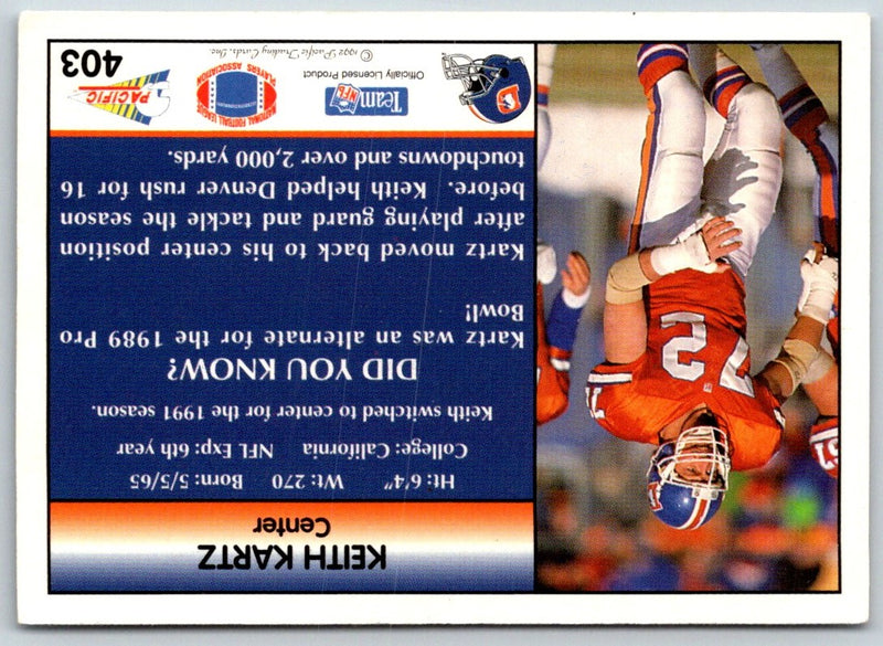 1992 Pacific Keith Kartz