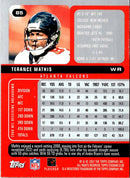 2001 Stadium Club Terance Mathis