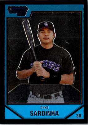 2007 Bowman Chrome Prospects Duke Sardinha #BC88