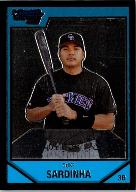 2007 Bowman Chrome Prospects Duke Sardinha #BC88