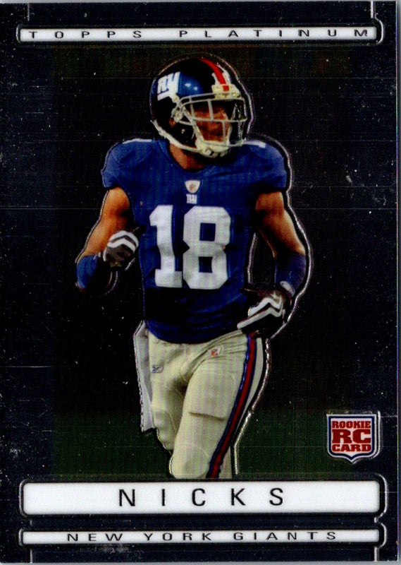 2009 Topps Platinum Hakeem Nicks #121 Rookie