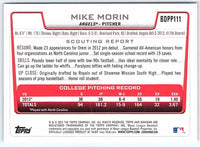 2012 Bowman Mike Morin #BDPP111
