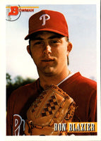 1993 Bowman Ron Blazier #244 Rookie