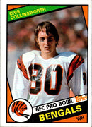 1984 Topps Bengals Team Leaders - Cris Collinsworth