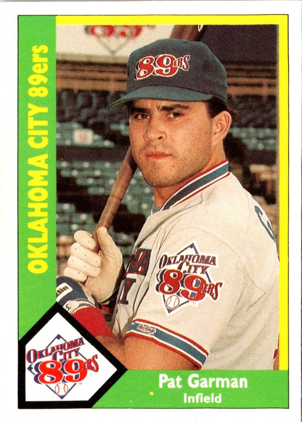 1990 CMC Oklahoma City 89ers Pat Garman #12