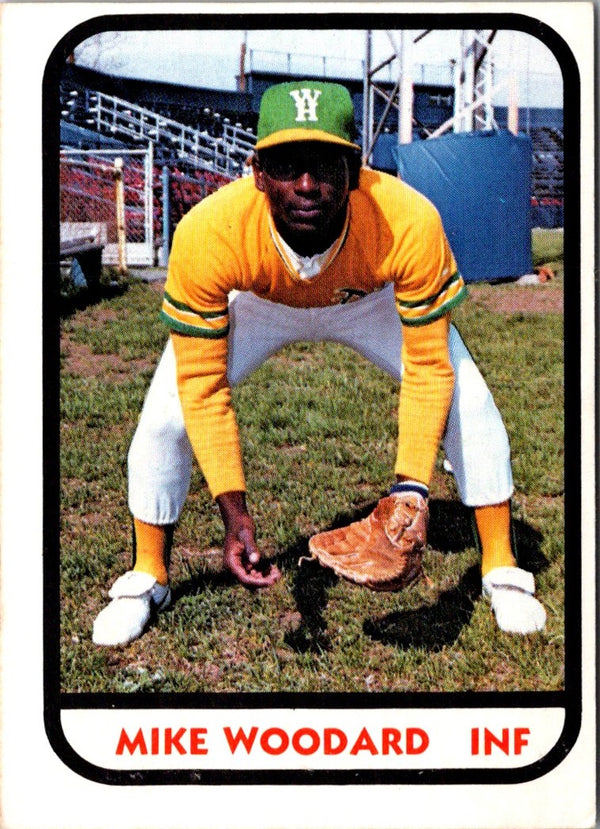 1981 TCMA West Haven A's Mike Woodard #17
