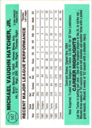 1984 Donruss Mickey Hatcher