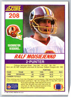 1990 Score Ralf Mojsiejenko #208
