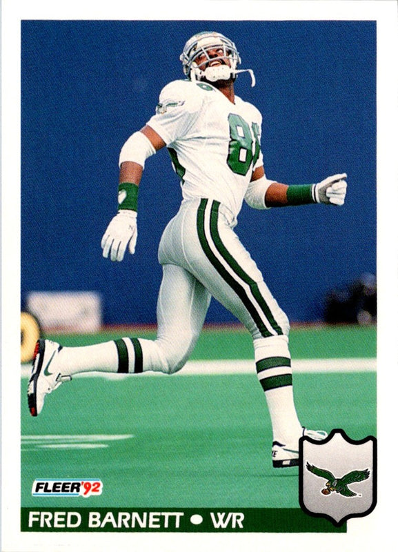 1992 Fleer Fred Barnett #316