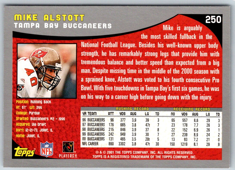 2001 Topps Mike Alstott