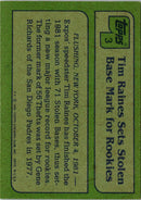 1982 Topps Tim Raines