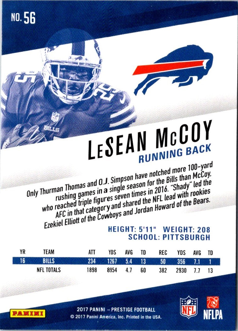 2017 Panini Prestige LeSean McCoy