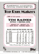 1987 Topps Boardwalk and Baseball Tim Raines