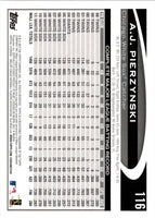 2012 Topps A.J. Pierzynski #116