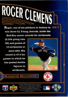 1996 SP Marquee Matchups Blue Roger Clemens #MM19