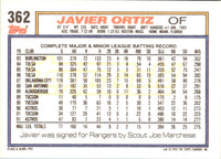 1992 Topps Javier Ortiz #362
