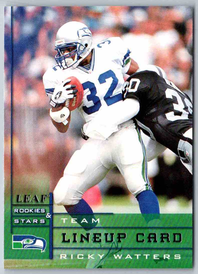 1998 Leaf Rookies And Stars Ricky Watters