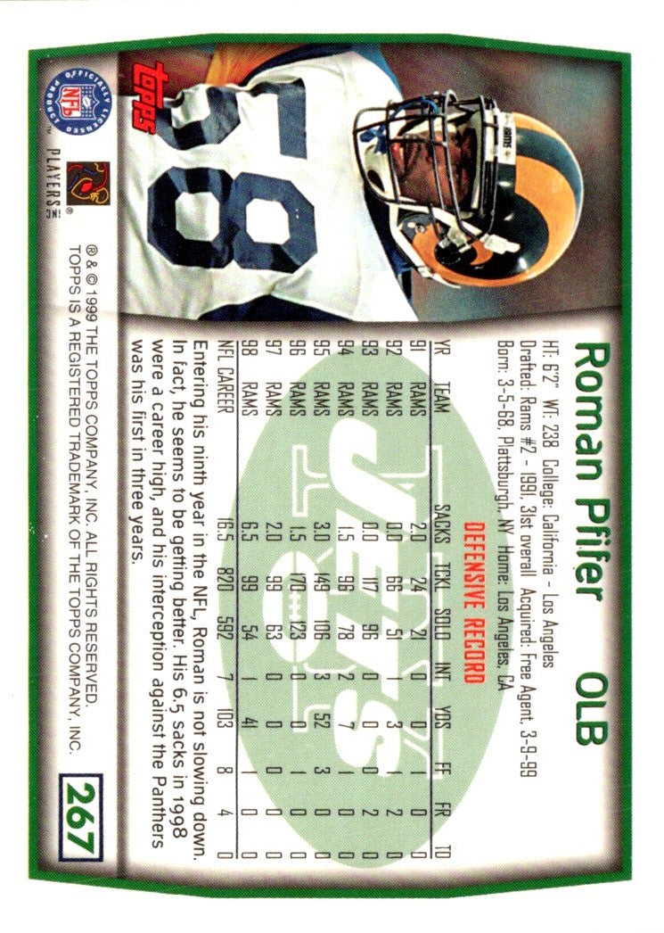 1999 Topps Collection Roman Phifer