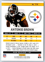 2013 Panini Rookies & Stars Longevity Parallel Antonio Brown #79