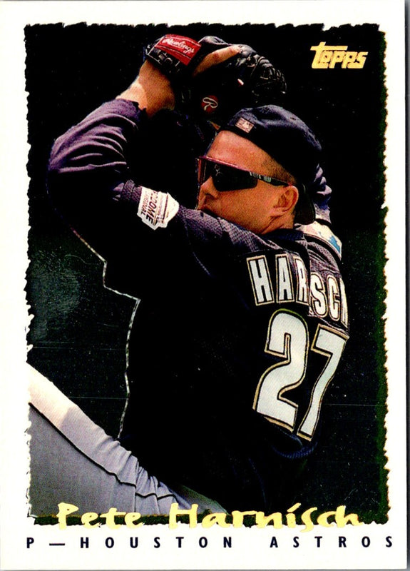1995 Topps CyberStats (Spectralight) Pete Harnisch #36