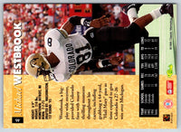 1995 Fleer Metal Silver Flasher Michael Westbrook #46