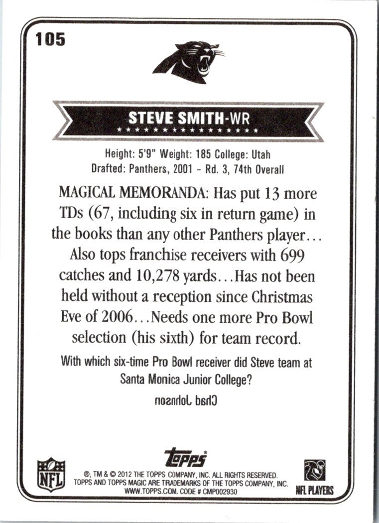 2012 Topps Magic Steve Smith